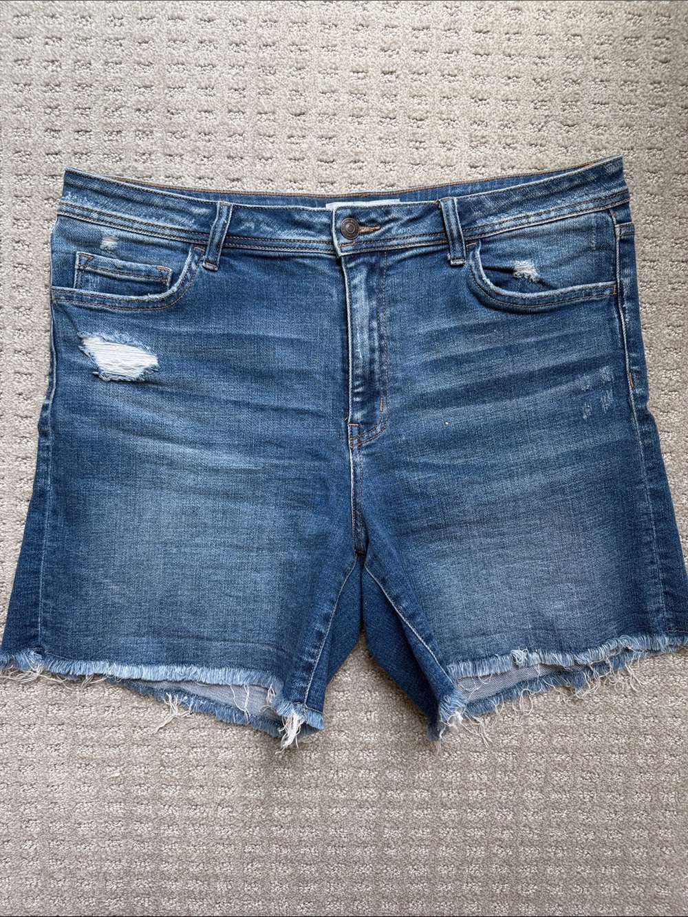 Flying Monkey Light Blue Denim Shorts